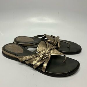 Cole Haan nike air leather sandals flip‎ flops size 8.5